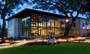 Witte Museum exterior at night