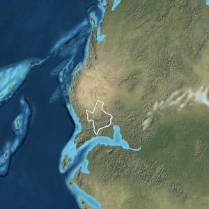 the Late Triassic map